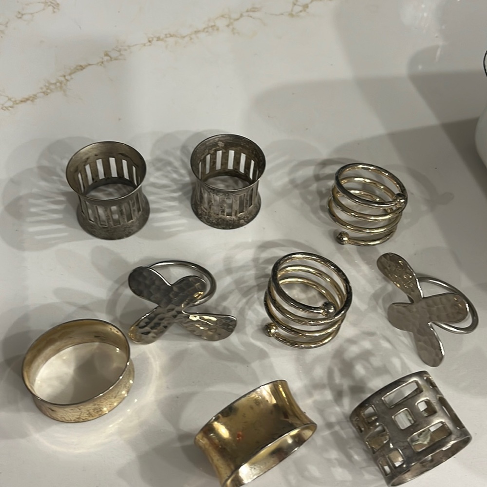 Design Stillness Napkins Ring Holders